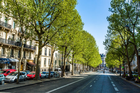 France, Paris streetのeditorial素材