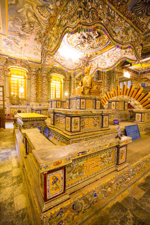 Vietnam, Hue, imperial mausoleumのeditorial素材