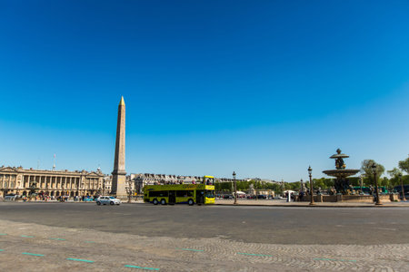 Place de La Concorde, Paris, Franceのeditorial素材