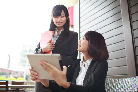 Two businesswomenの写真素材