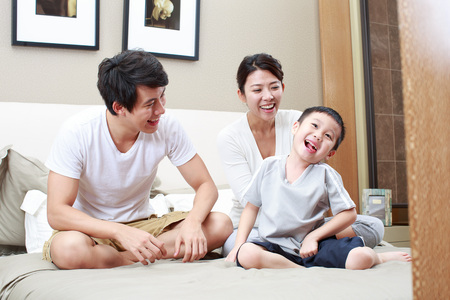Happy Familyの写真素材