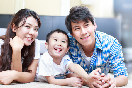Happy Familyの写真素材