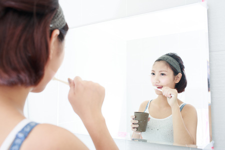 Portrait of young womanの写真素材