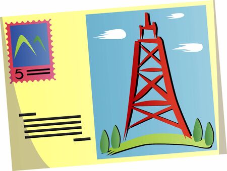 Postcardの写真素材
