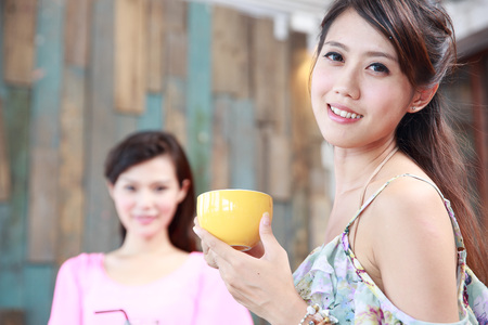 Portrait Of Asian Young Womanの写真素材