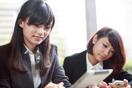 Two businesswomenの写真素材