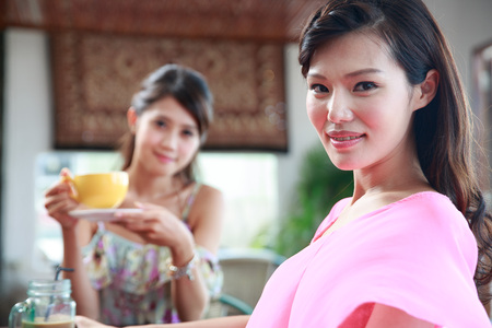 Portrait Of Asian Young Womanの写真素材