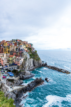 Cinque Terre, Italy manarolaの写真素材