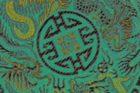 Beautiful textile の写真素材