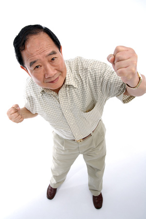 Portrait of senior manの写真素材