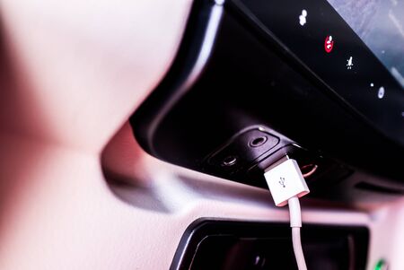 Doha-Paris airplaneの写真素材