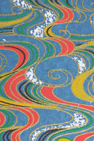 Wallpaper in Japanese styleの写真素材