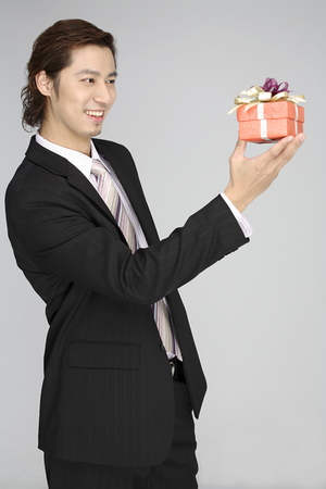 Portrait of young manの写真素材