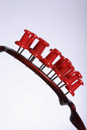 thumb pinの写真素材