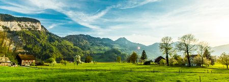 Switzerland landscapeの写真素材