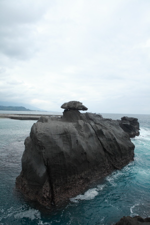 Stone umbrella eco-Communityの写真素材