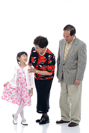 Portrait of Multi-Generation Familyの写真素材
