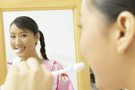 Portrait of young manの写真素材