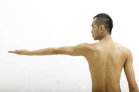 Portrait of young manの写真素材