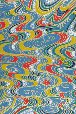 Wallpaper in Japanese styleの写真素材