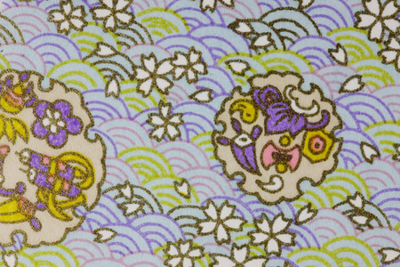 Wallpaper in Japanese styleの写真素材