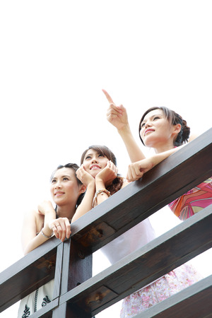 Portrait Of Asian Young Womanの写真素材