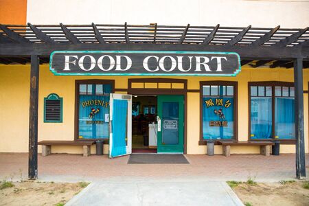 food court at San Francisco, USAのeditorial素材