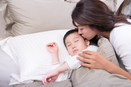 Mother and sonの写真素材