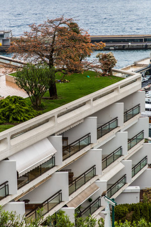 Monaco building sceneryのeditorial素材