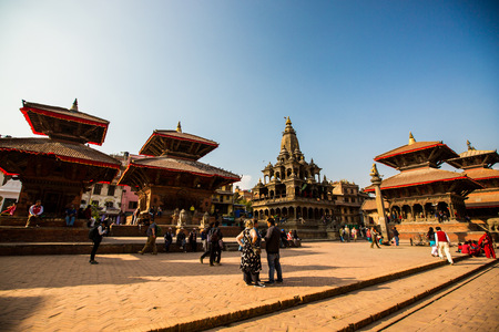 Nepal, Patan Dubar Squareのeditorial素材