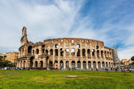 The Roman Colosseum, Rome, Italyのeditorial素材