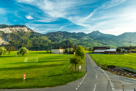 Switzerland landscapeの写真素材