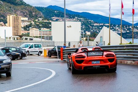 Monaco street viewのeditorial素材