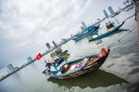 Da Nang cityscape, Vietnamのeditorial素材