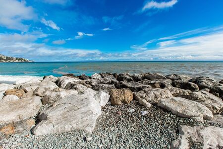 beach at Nice, Franceの写真素材