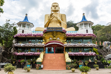 Dan Blah Golden Temple Caves, Sri Lankaのeditorial素材
