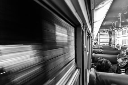 interior of trainのeditorial素材