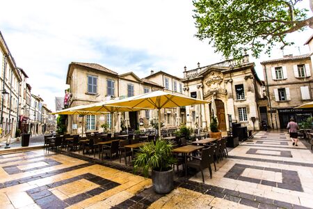 Avignon, France ancient cityのeditorial素材