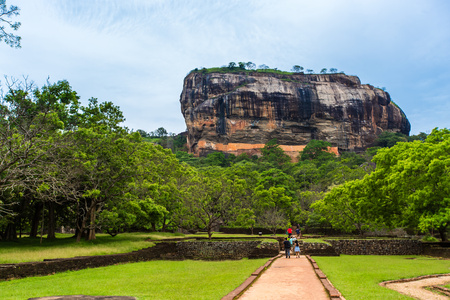 Lion Rock fortress Sigiriya, Sri Lankaのeditorial素材