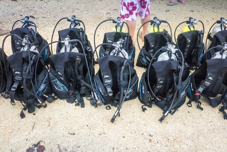 diving equipmentのeditorial素材