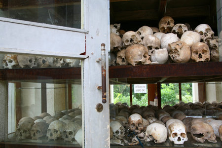 Choung Ek,Phnom Penh,Cambodiaのeditorial素材