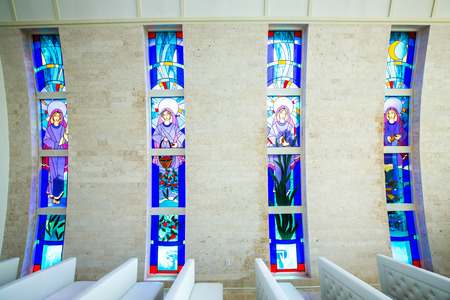 church interior at Guamのeditorial素材