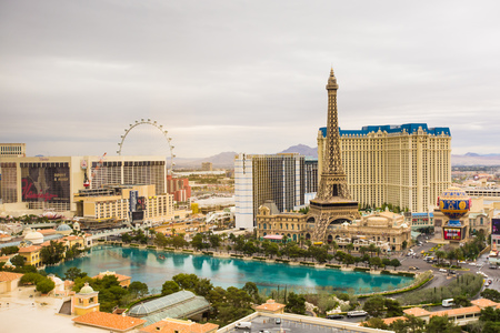 Las Vegas cityscapeのeditorial素材