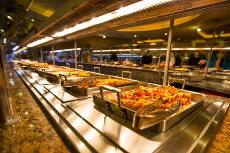 buffet at hotelの写真素材