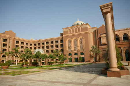 Emirates Palace Hotel,Abu Dhabiのeditorial素材