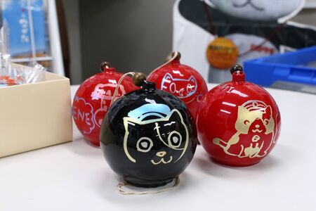 Close up view of decoration itamの写真素材