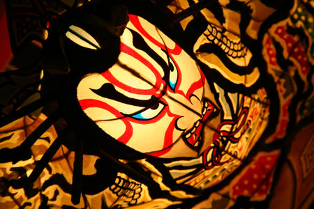 Painting of a Japanese characterのeditorial素材