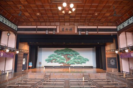 Interior view of a stageのeditorial素材