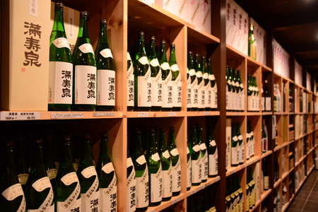 japanese wine shopのeditorial素材