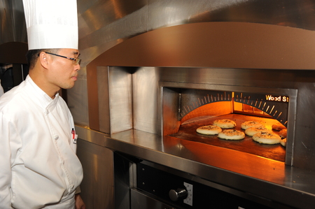 chef baking in the kitchenのeditorial素材